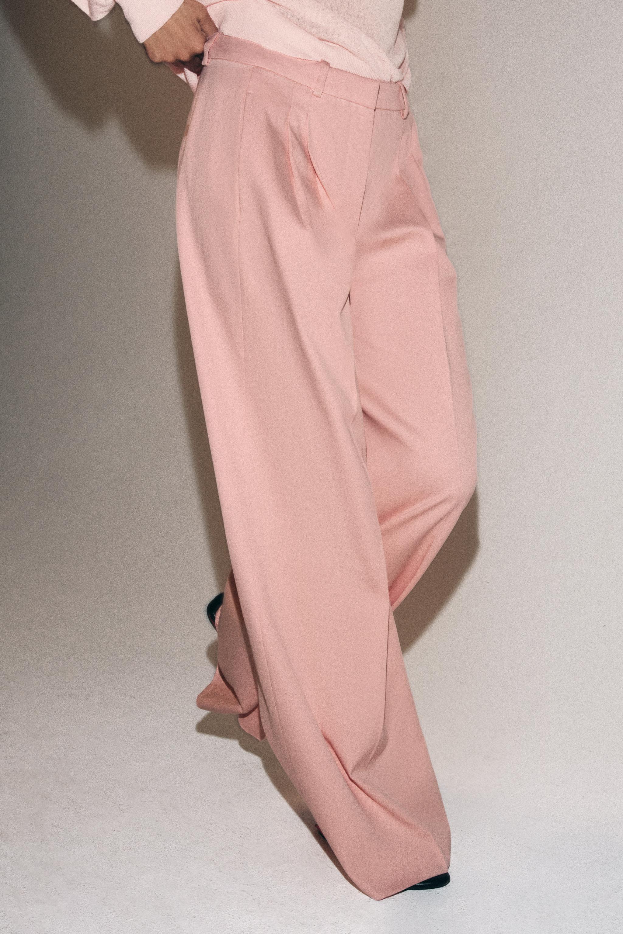 ZW COLLECTION PLEATED WIDE LEG PANTS